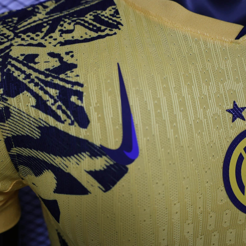 Camisa III Inter de Milão | 24/25 Modelo Jogador Nike - Amarela e Preta
