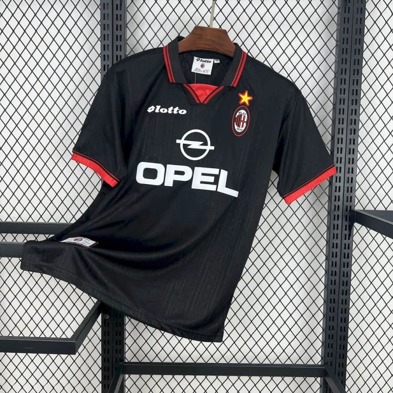 Camisa IV Milan Retrô | 97/98 Lotto - Preta