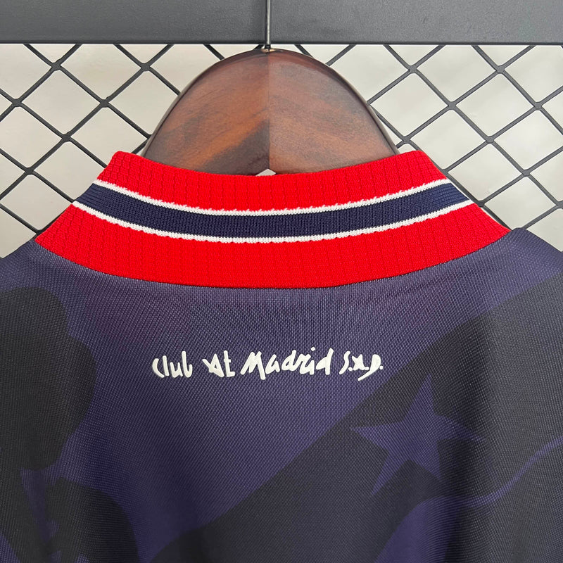 Camisa II Atlético de Madrid Retrô | 95/97 Puma - Azul e Vermelha