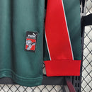 Camisa I Marrocos Retrô | 1998 Puma - Verde e Vermelha - Manga Longa
