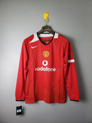 Camisa I Manchester United Retrô | 2005 Nike - Vermelha - Manga Longa