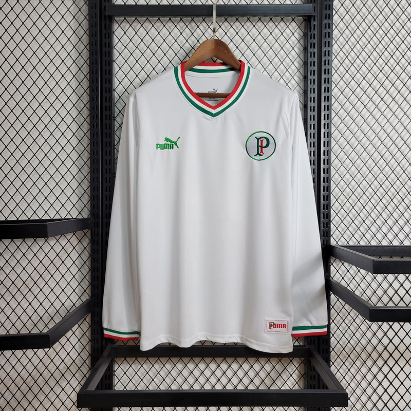 Camisa Comemorativa Palmeiras | 22/23 Torcedor Puma - Branca - Manga Longa