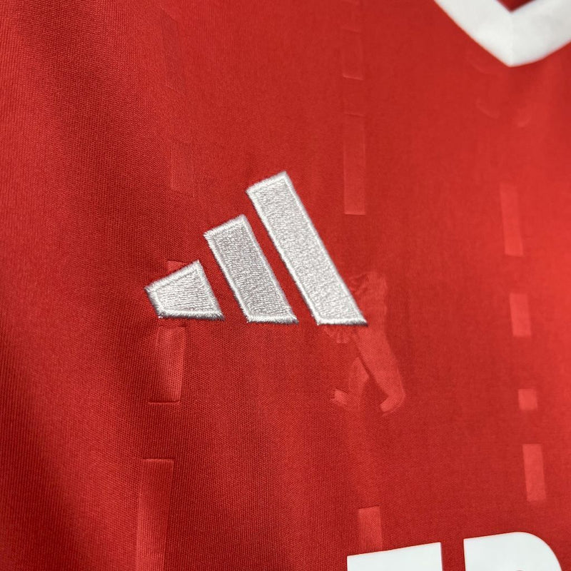 Camisa I FC Union Berlin | 24/25 Torcedor Adidas - Vermelha e Branca