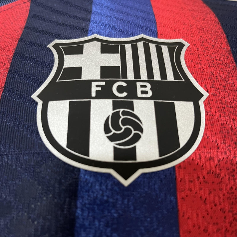 Camisa Edição Especial Barcelona | 24/25 Modelo Jogador Nike - Azul e Vermelha