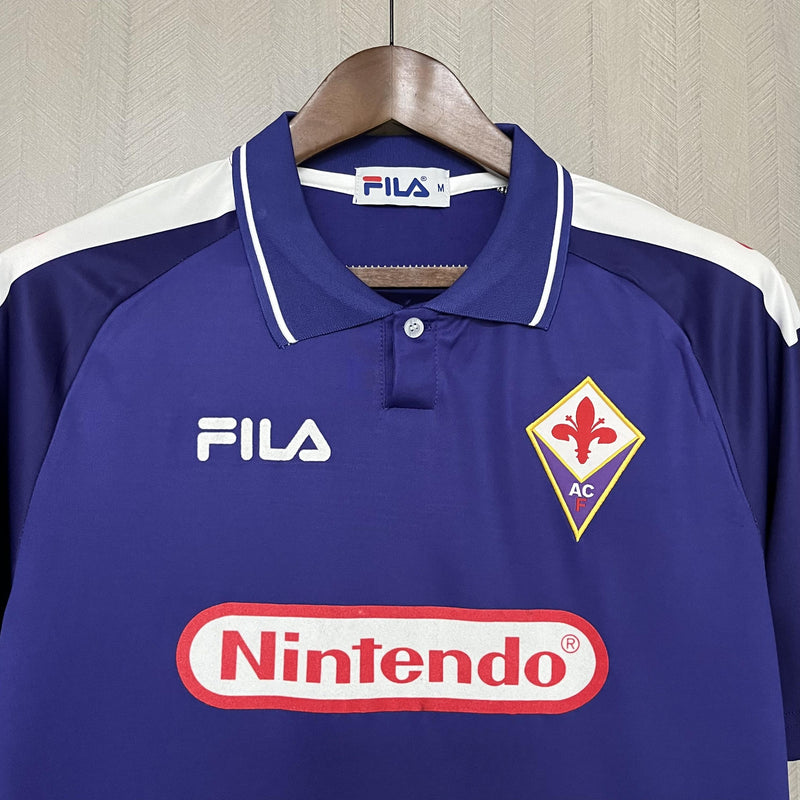 Camisa I Fiorentina Retrô | 98/99 Torcedor Fila - Roxa