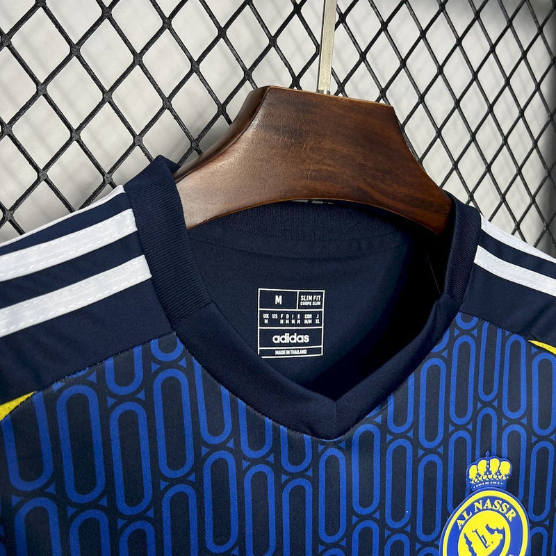 Camisa II Al-Nassr | 24/25 Torcedor Adidas - Azul e Amarelo