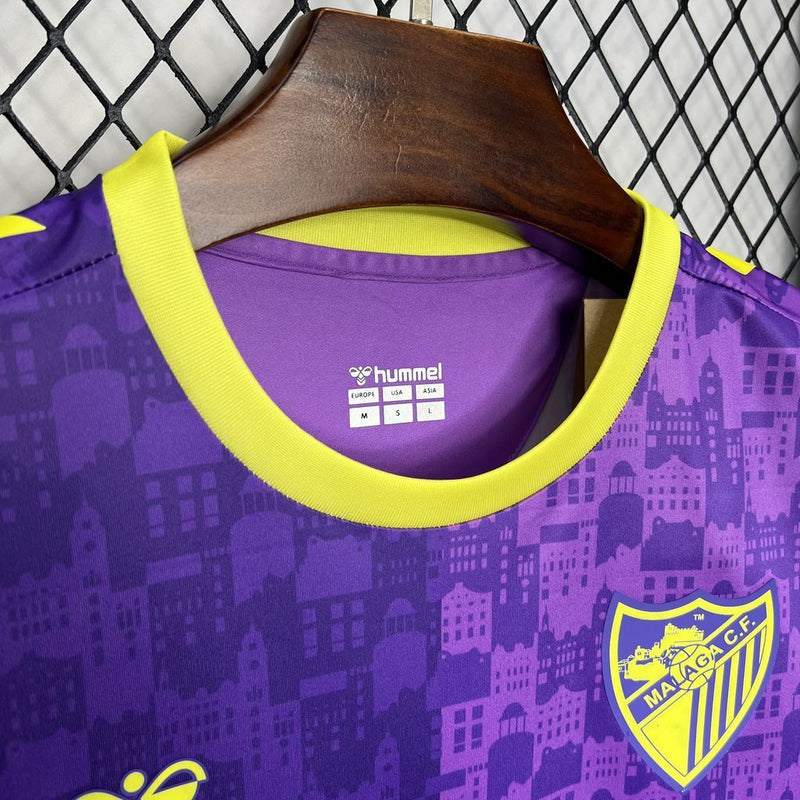 Camisa Pré Jogo Málaga | 24/25 Torcedor Hummel - Roxa