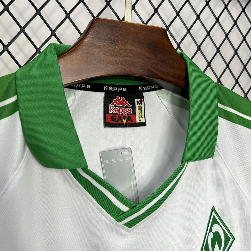 Camisa II Werder Bremen Retrô | 01/02 Kappa - Branco e Verde