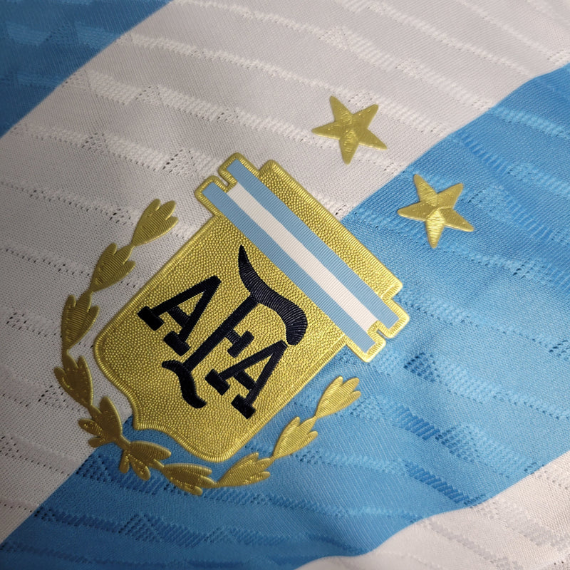 Camisa I Argentina | 2022 Modelo Jogador Adidas - Azul e Branca