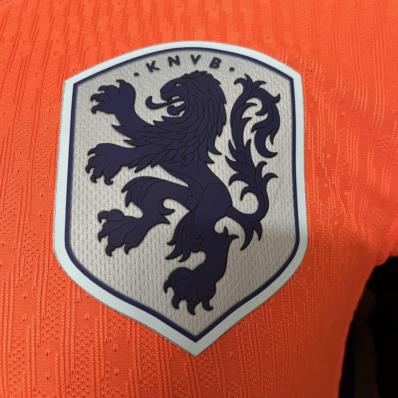 Camisa I Holanda | 24/25 Modelo Jogador Nike - Laranja