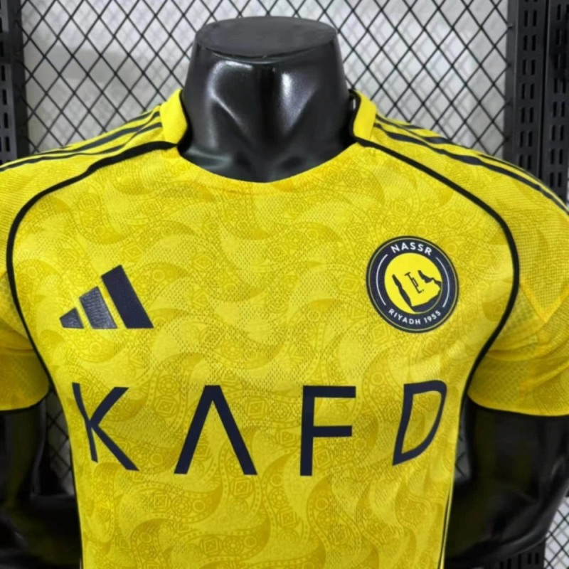 Camisa I Al-Nassr | 25/26 Modelo Jogador Adidas - Amarela