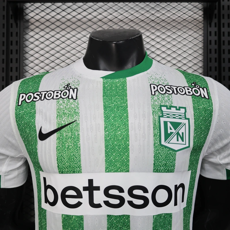 Camisa I Atlético Nacional | 25/26 Modelo Jogador Nike - Verde e Branca