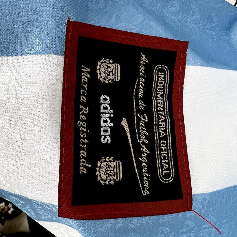 Camisa I Argentina Retrô | 1996 Adidas - Azul e Branca