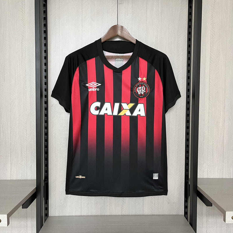 Camisa Athletico Paranaense Retrô | 2018 Torcedor - Preta e Vermelha