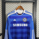 Camisa I Chelsea Retrô | 11/12 Adidas - Azul e Branca - Manga Longa