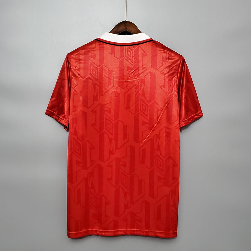 Camisa I Manchester United Retrô | 92/94 Torcedor Umbro - Vermelha