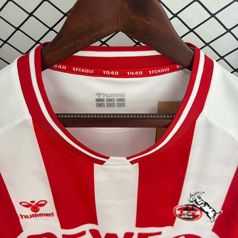 Camisa I FC Köln | 25/26 Torcedor Hummel - Vermelha e Branca