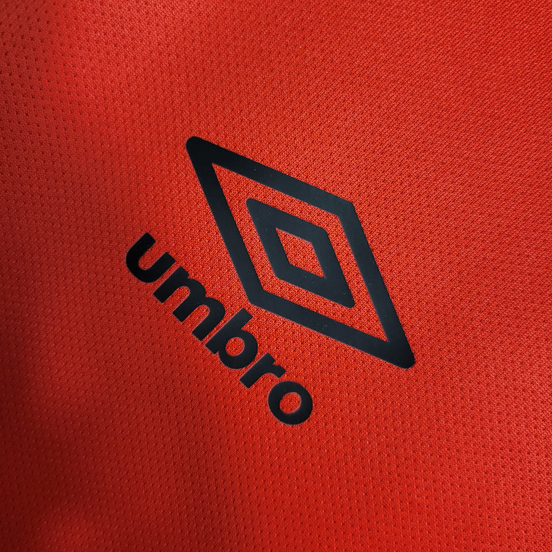 Camisa I Athletico Paranaense | 23/24 Torcedor Umbro - Vermelha e Preta - Feminina