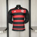 Camisa I Flamengo | 24/25 Modelo Jogador Adidas - Vermelha e Preta (Manga longa)