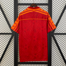 Camisa I Roma Retrô | 95/96 Asics - Vermelha e Laranja