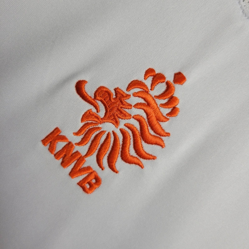 Camisa II Holanda Retrô | 2004 Nike - Branca e Laranja