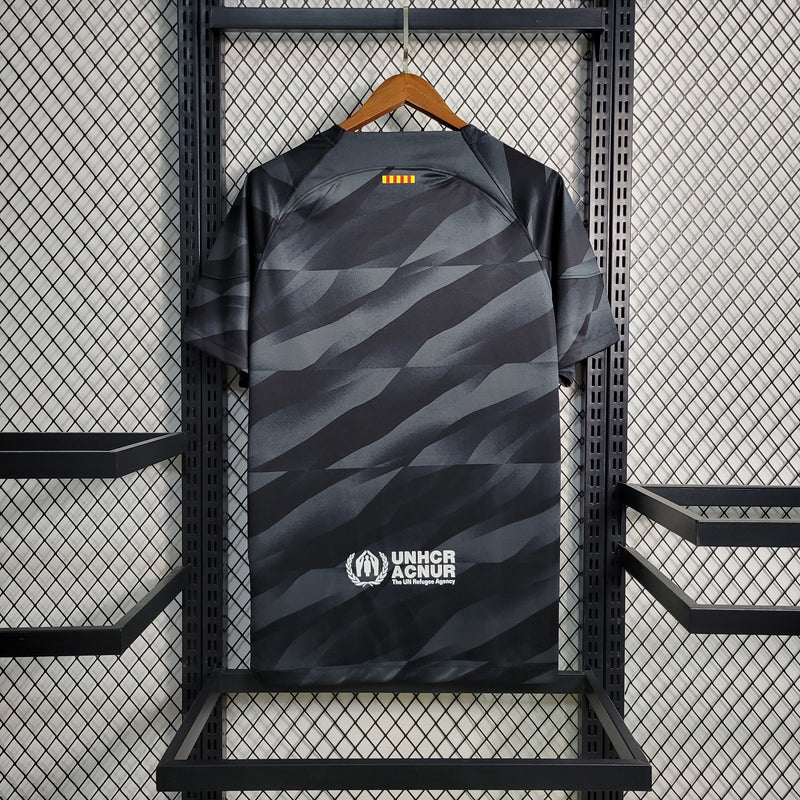 Camisa Goleiro Barcelona | 23/24 Torcedor Nike - Preta
