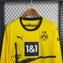 Camisa I Borussia Dortmund | 23/24 Torcedor Puma - Amarela e Preta - Manga Longa