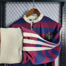 Camisa II Newcastle Retrô | 95/96 Adidas - Vermelha e Azul - Manga Longa