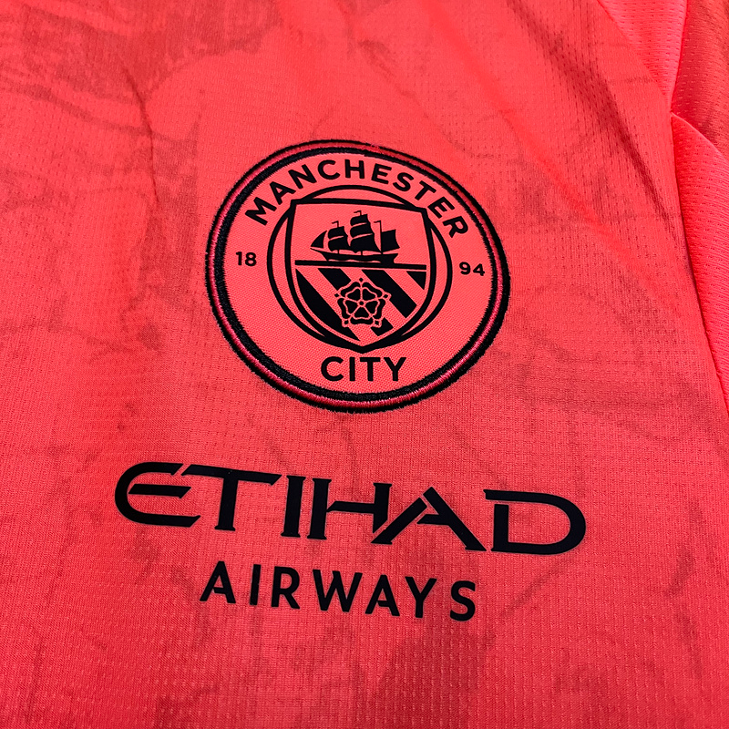 Camisa Goleiro Manchester City | 2025 Torcedor Puma - Laranja Amarela e Preta