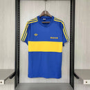 Camisa I Boca Juniors Retrô | 81/82 Adidas - Azul e Amarela