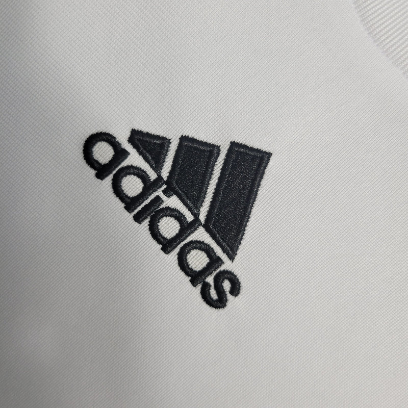 Camisa I Real Madrid Retrô | 10/11 Adidas - Branca - Manga Longa (Cópia)