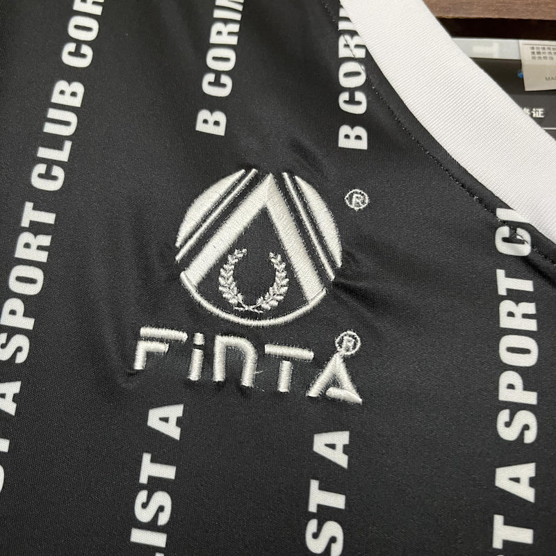 Camisa III Corinthians Retrô | 1994 Finta - Preta e Branca