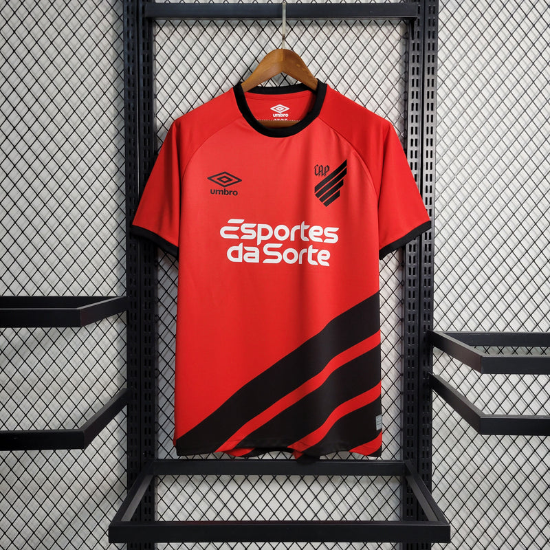 Camisa I Athletico Paranaense | 23/24 Torcedor Umbro - Vermelha e Preta
