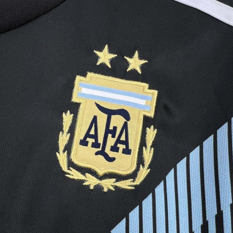 Camisa II Argentina Retrô | 2018 Adidas - Preta e Azul