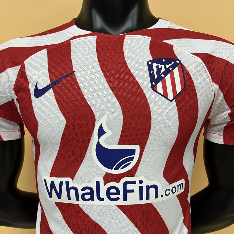Camisa I Atlético de Madrid | 22/23 Modelo Jogador Nike - Vermelha e Branca