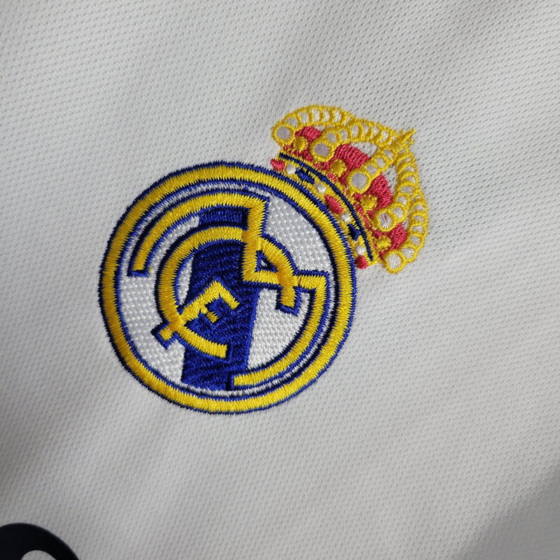 Camisa I Real Madrid | 23/24 Torcedor Adidas - Branca - Manga Longa