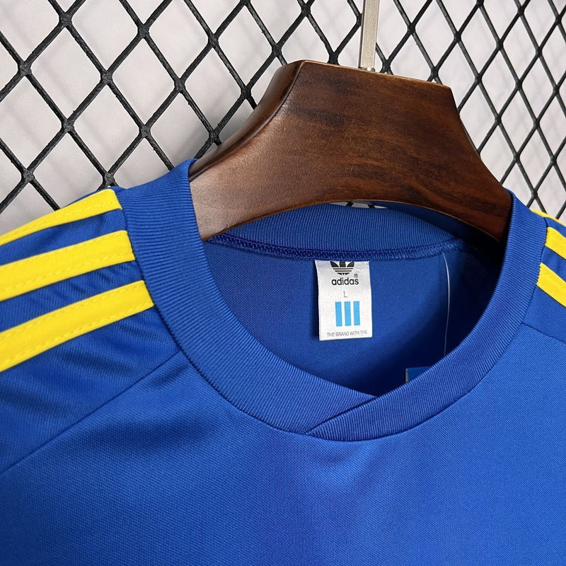 Camisa I Boca Juniors Retrô | 1981 - Azul e Amarela - Manga Longa