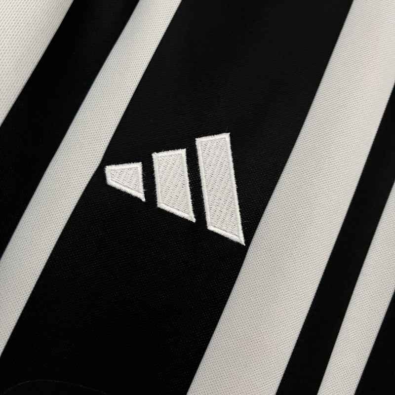Camisa I Clube Atlético Mineiro | 23/24 Torcedor Adidas - Preta e branca