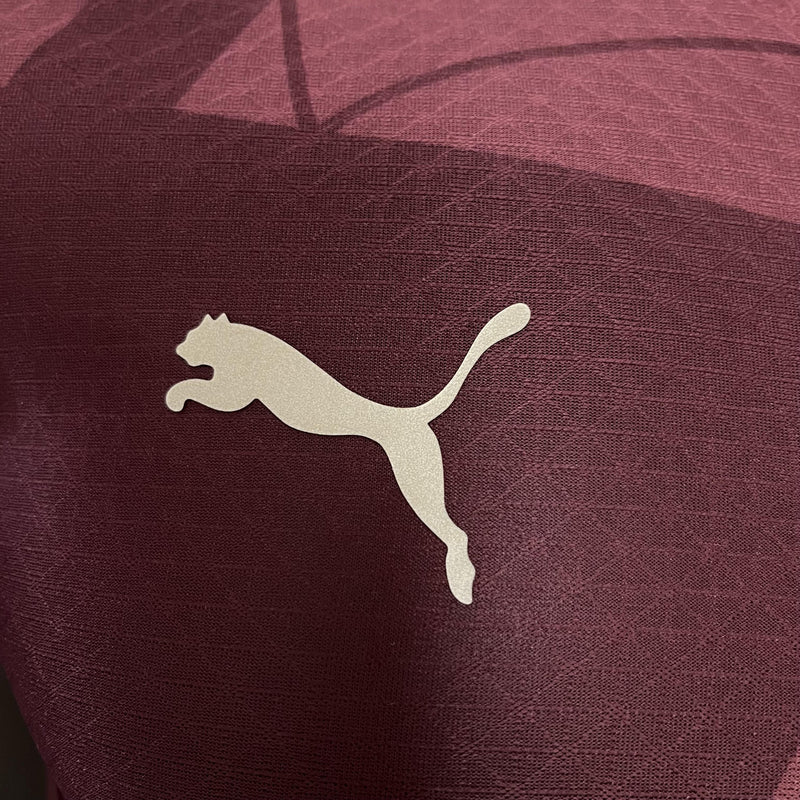 Camisa III Manchester City | 24/25 Modelo Jogador Puma - Bordô