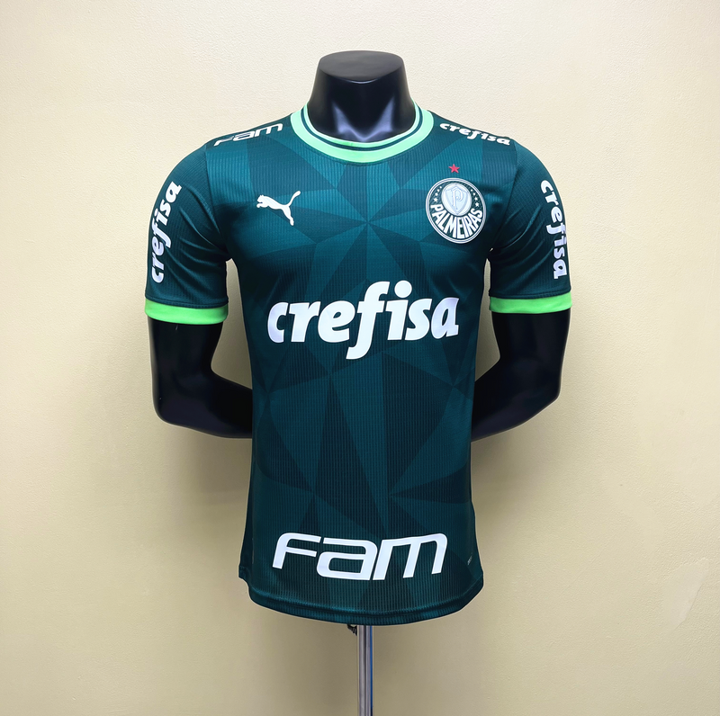 Camisa I Palmeiras | 23/24 Modelo Jogador Puma - Verde (Patrocínios)