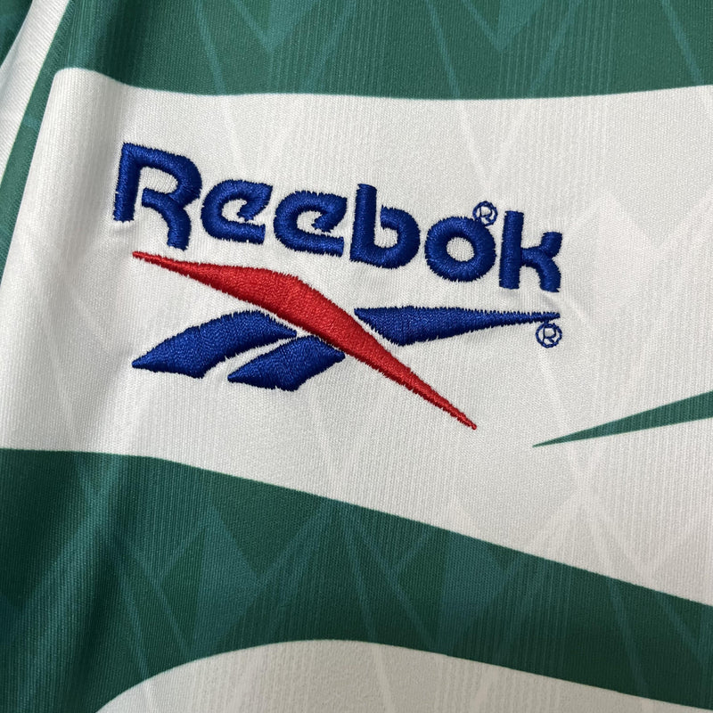 Camisa III Palmeiras Retrô | 1996 Torcedor Reebok - Branca e Verde