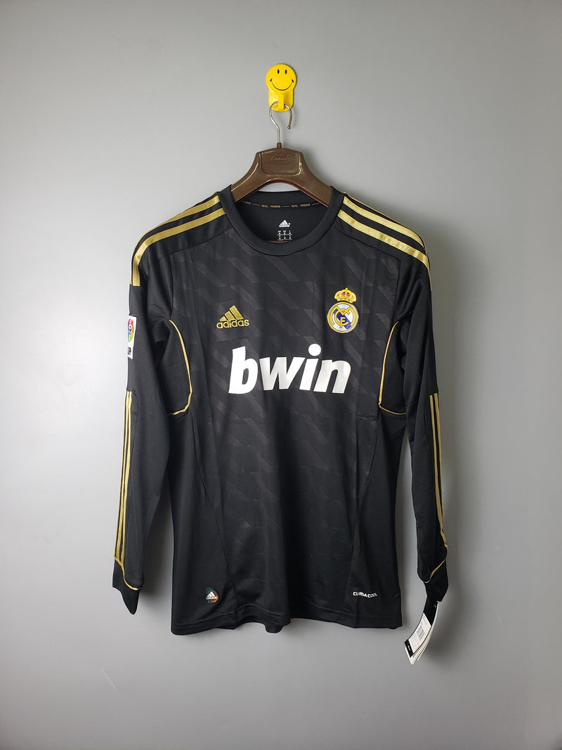 Camisa II Real Madrid Retrô | 2012 Torcedor Adidas - Preta - Manga Longa