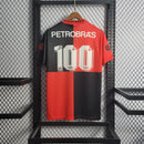 Camisa Centenário Flamengo Retrô | 1995 Umbro - Vermelha e Preta