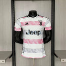 Camisa II Juventus | 23/24 Modelo Jogador Adidas - Branca Cinza e Rosa