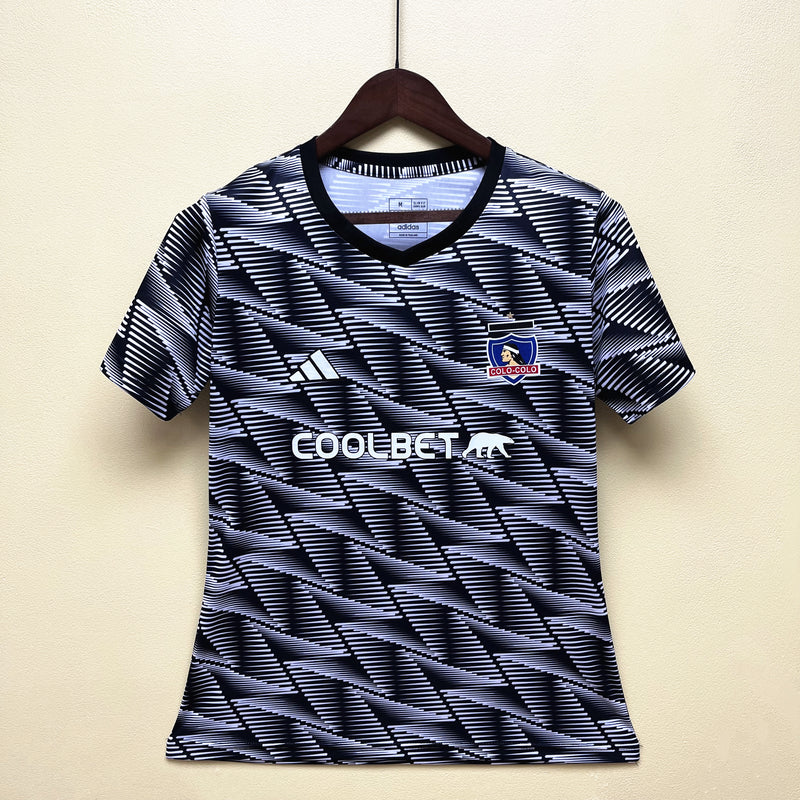 Camisa IV Colo Colo | 23/24 Torcedor Adidas - Preta e Branca - Feminina