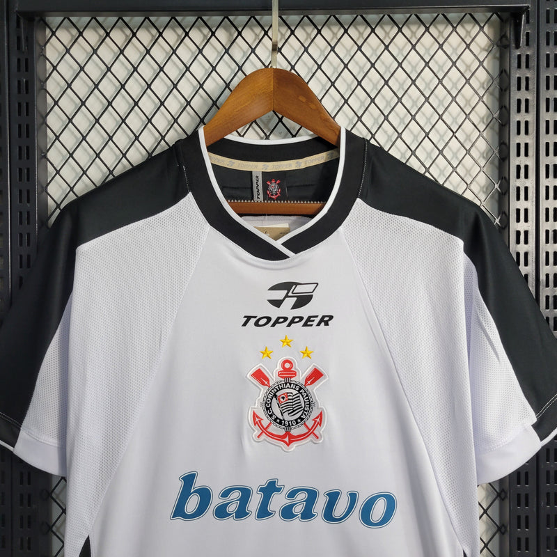 Camisa Mundial Corinthians Retrô | 2000 Topper - Branca