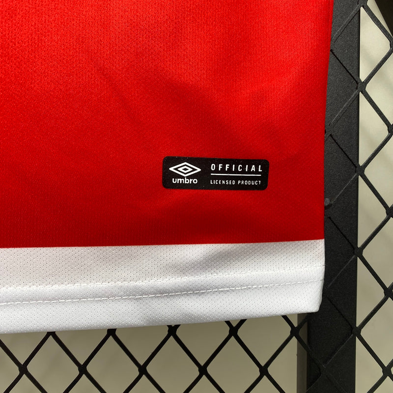 Camisa II Rayo Vallecano | 24/25 Torcedor Umbro - Vermelha e Branca