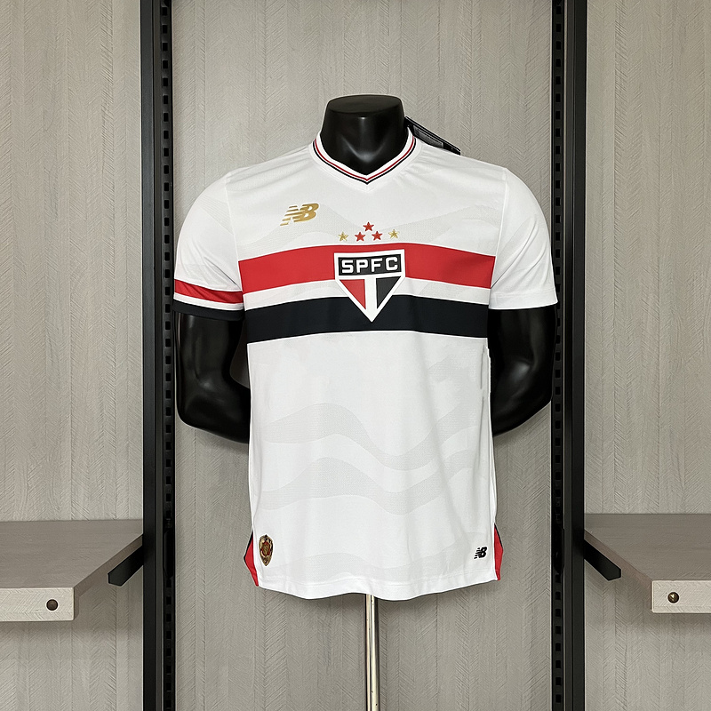 Camisa I São Paulo | 25/26 Modelo Jogador New Balance - Branca