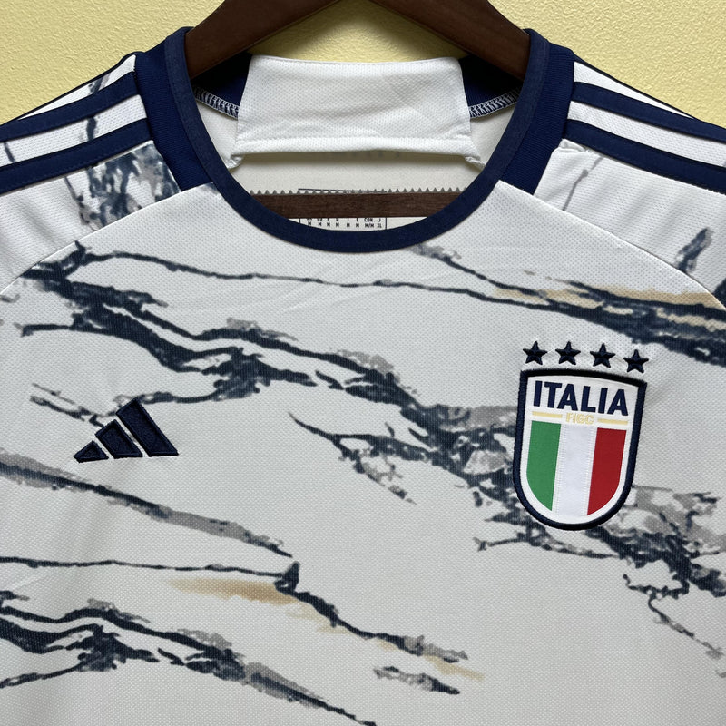 Camisa II Itália | 23/24 Torcedor Adidas - Branca - Manga Longa
