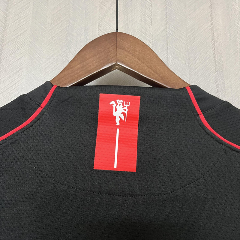 Camisa III Manchester United Retrô | 07/08 Nike - Preta - Manga Longa